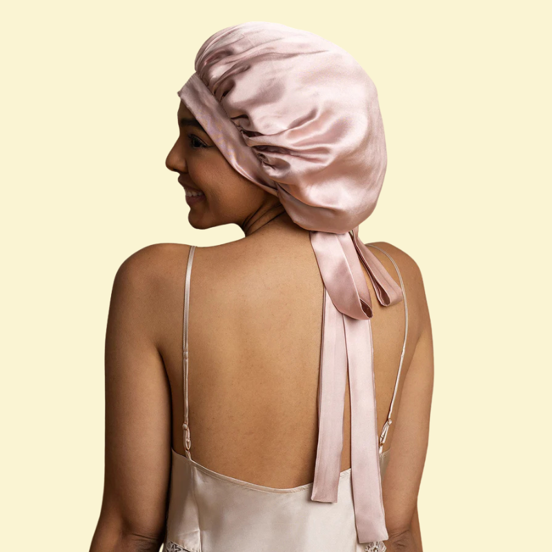 Nocturne Ribbons Satin Bonnet - Feature image 2