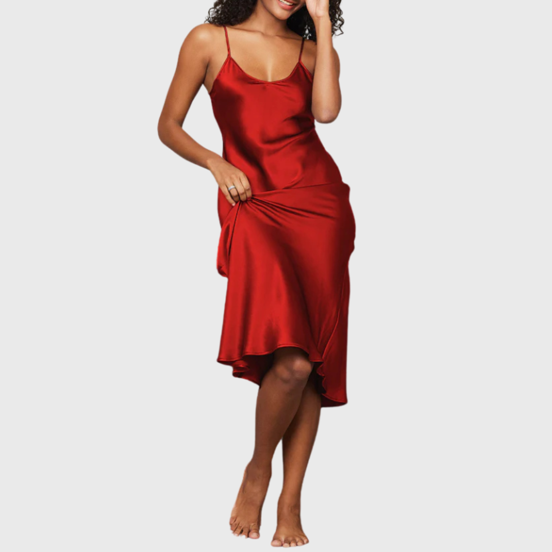 Clair d’Aube Satin Nightgown