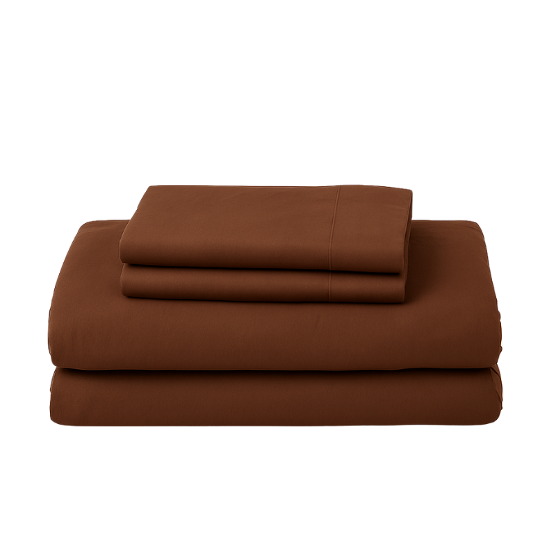 Percale Cotton Fitted Bed Sheet Set