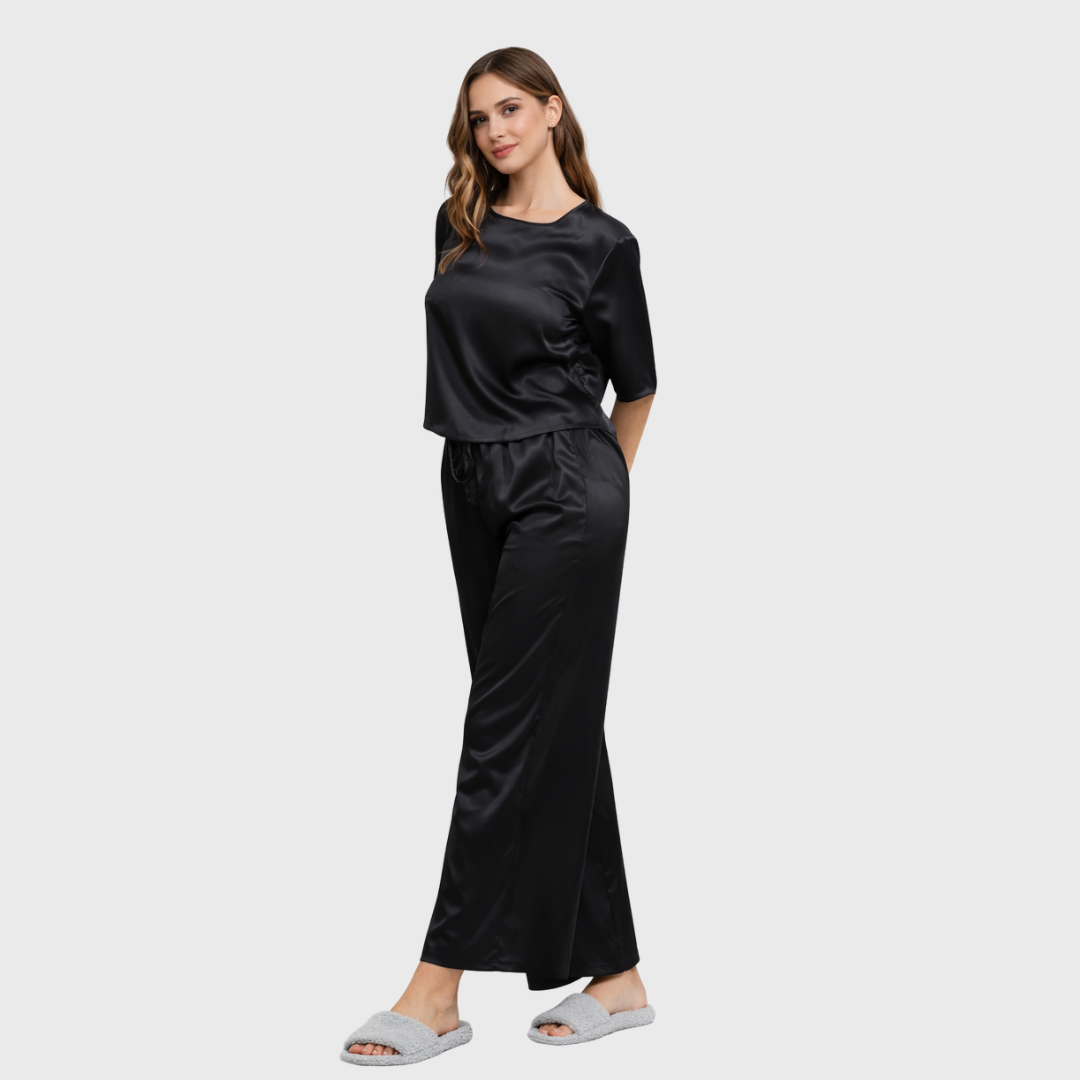 Soie de Lune Satin Pajama Set