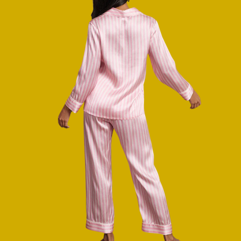 Fleur de Satin Pajama Set