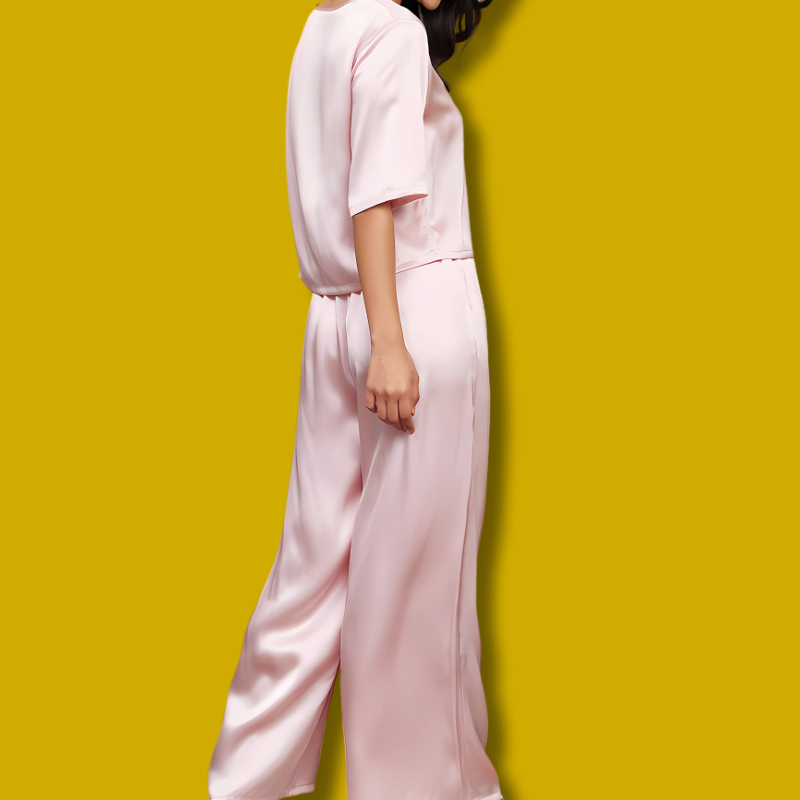 Soie de Lune Satin Pajama Set