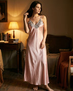Satin Scarlet Reverie Nightgown