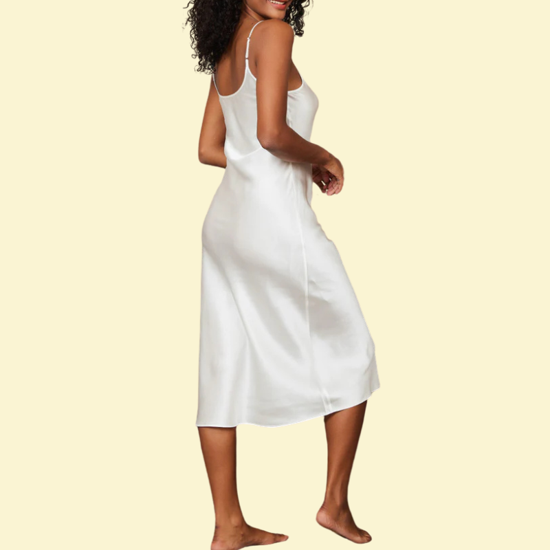 Clair d’Aube Satin Nightgown