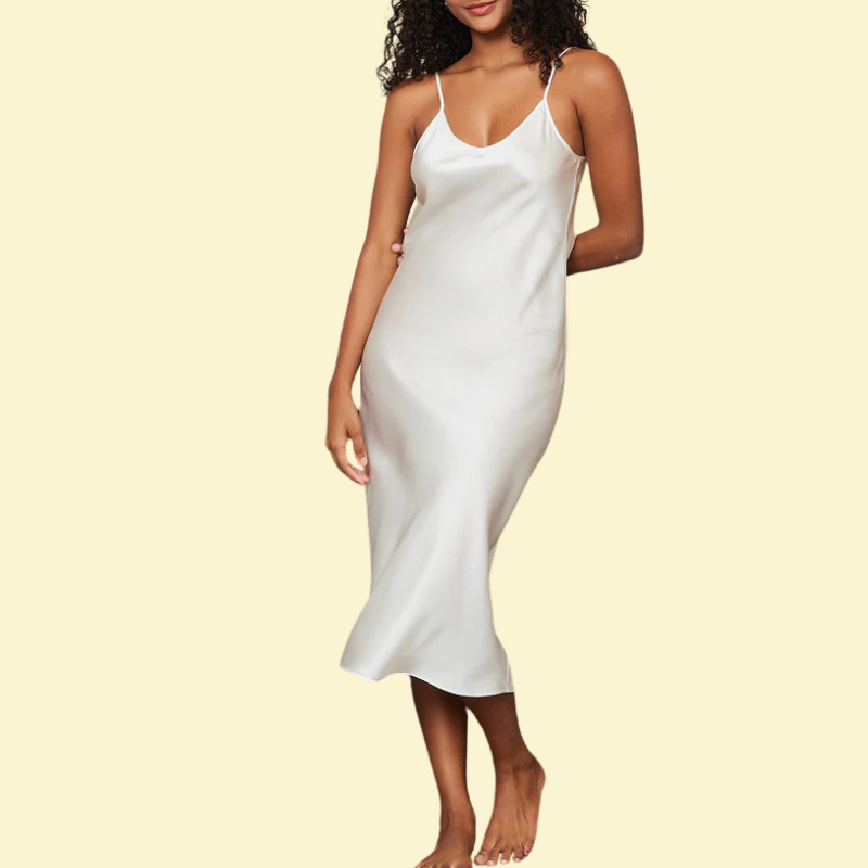 Clair d’Aube Satin Nightgown