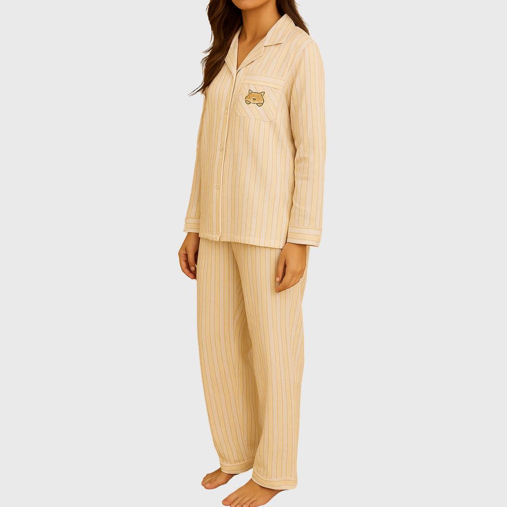 Honeystripe Pajama Set