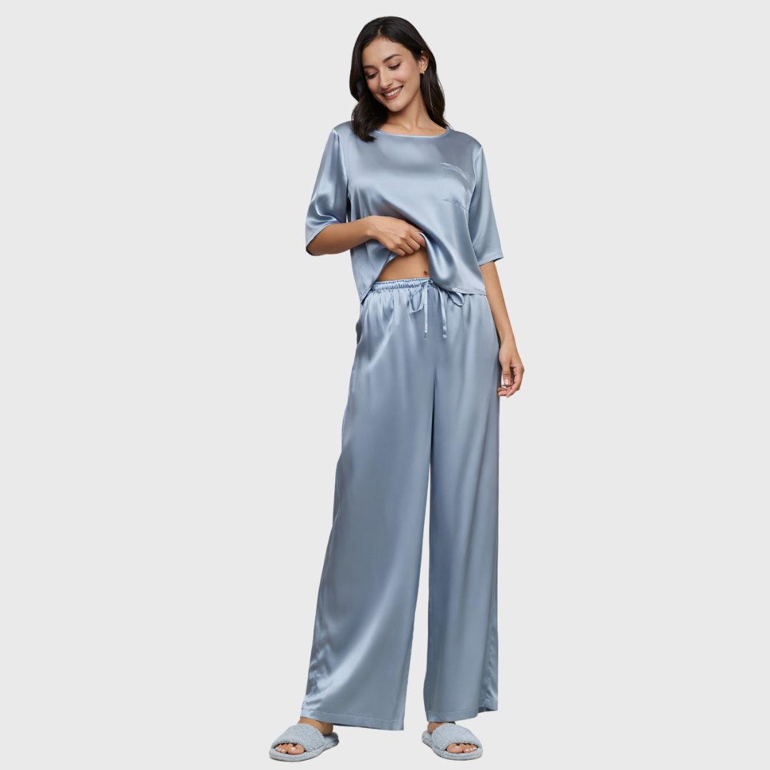 Soie de Lune Satin Pajama Set