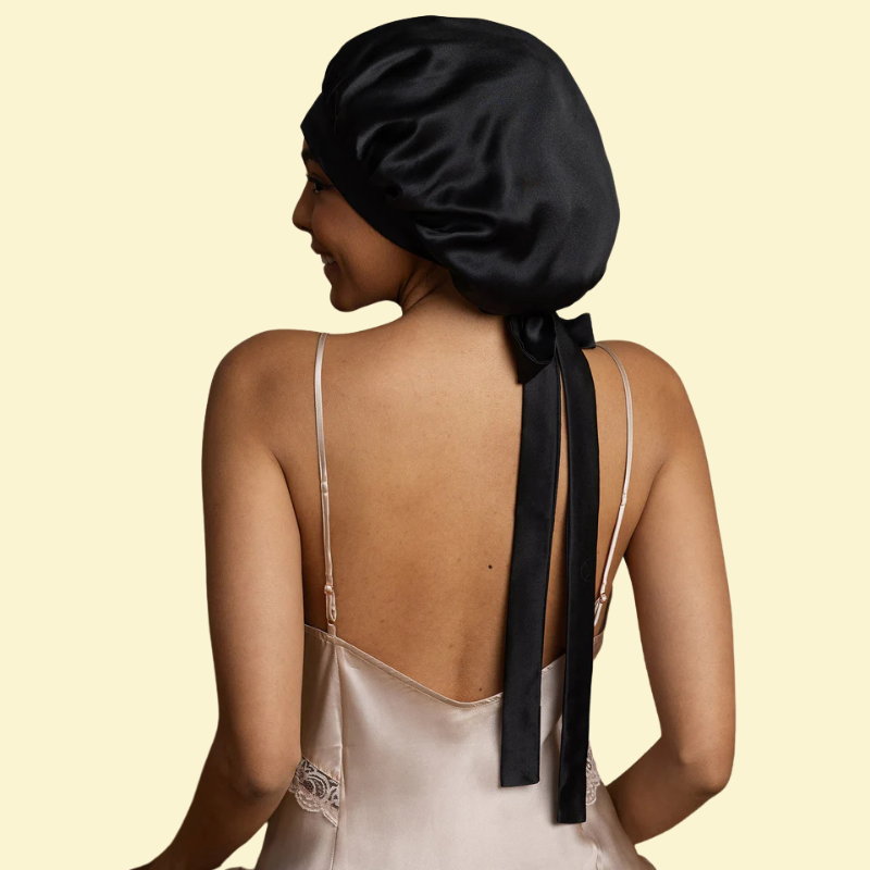 Nocturne Ribbons Satin Bonnet