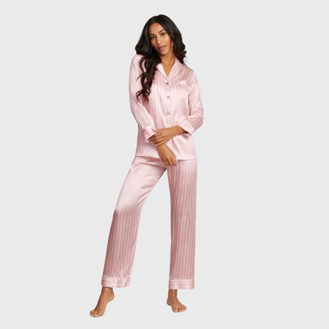 Fleur de Satin Pajama Set