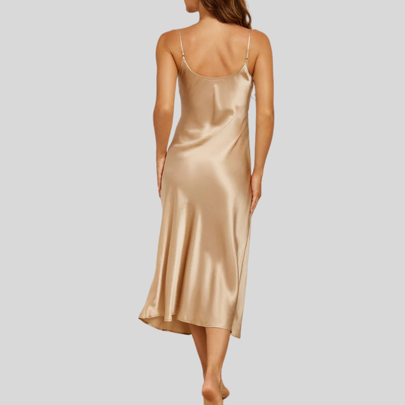 Clair d’Aube Satin Nightgown
