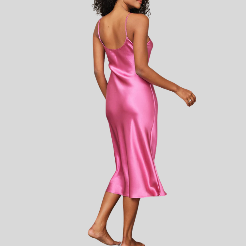 Clair d’Aube Satin Nightgown