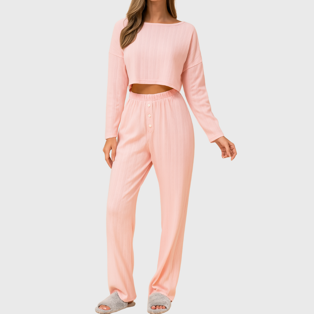 Peony Knit Pajama Set
