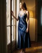 Satin Scarlet Reverie Nightgown