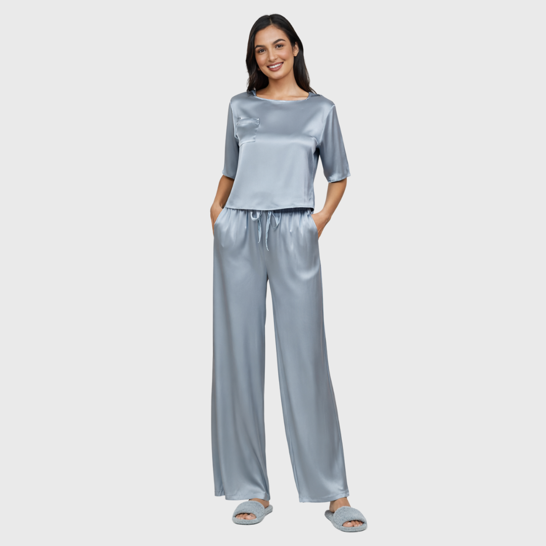 Soie de Lune Satin Pajama Set