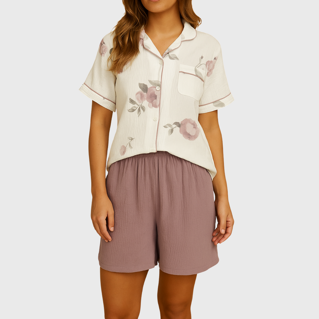 Daybloom Shorts Pajama Set