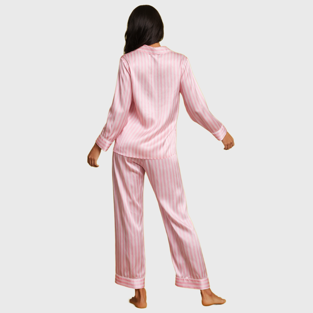 Fleur de Satin Pajama Set