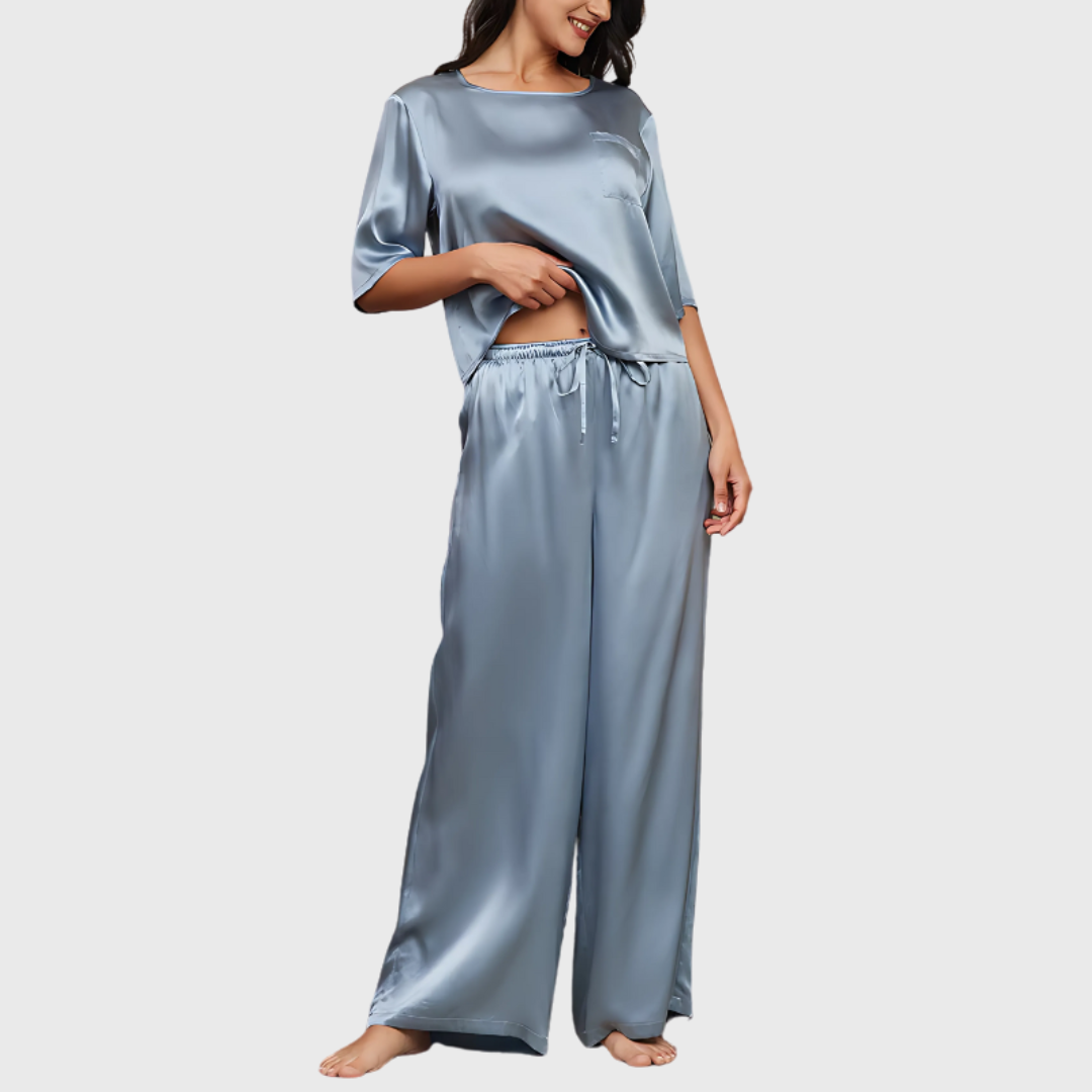 Soie de Lune Satin Pajama Set