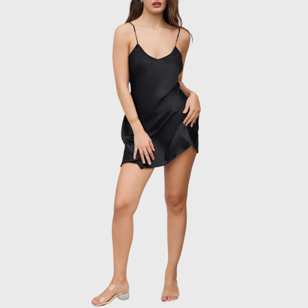 Amour en Soie Satin Nightgown