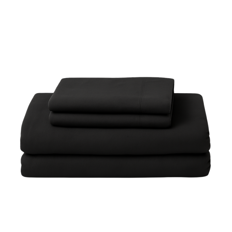 Percale Cotton Fitted Bed Sheet Set