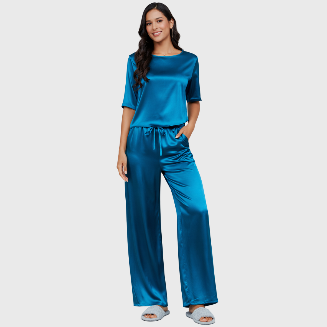 Soie de Lune Satin Pajama Set