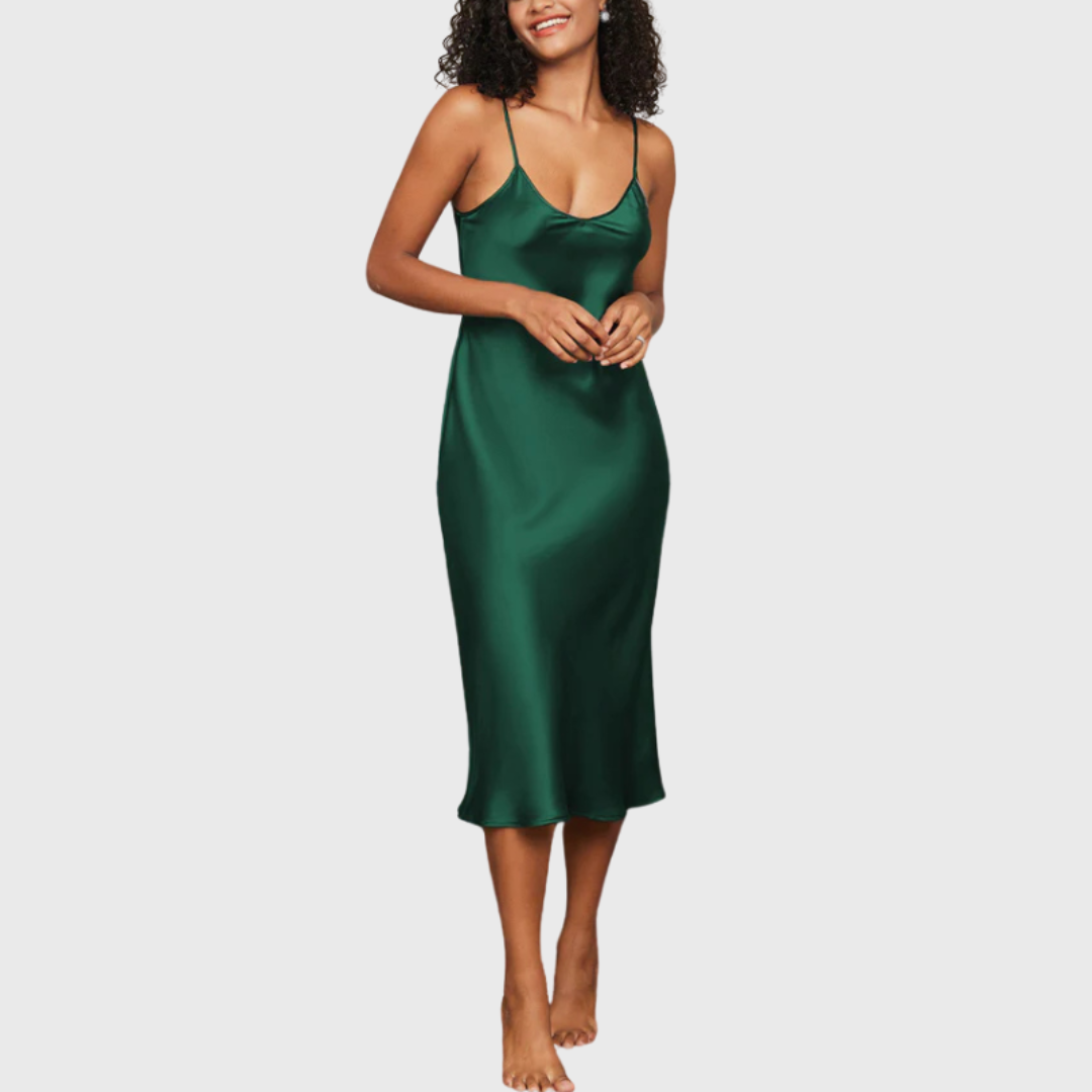 Clair d’Aube Satin Nightgown