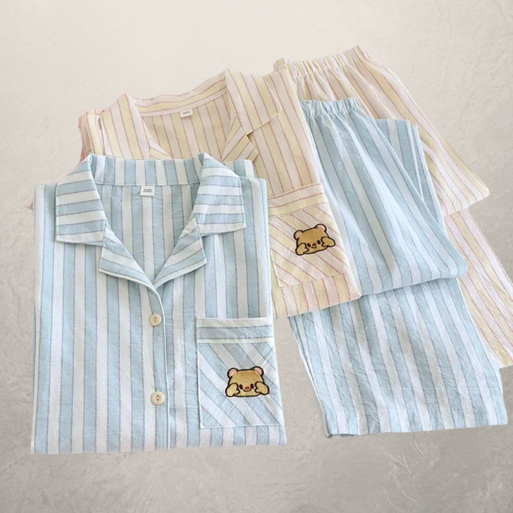Honeystripe Pajama Set
