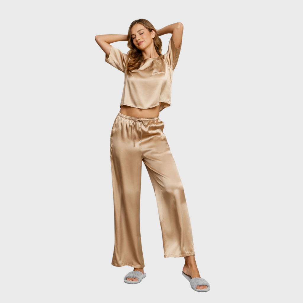 Soie de Lune Satin Pajama Set