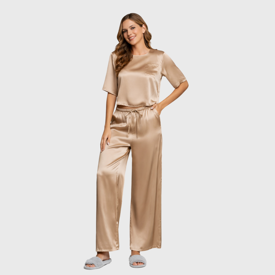 Soie de Lune Satin Pajama Set