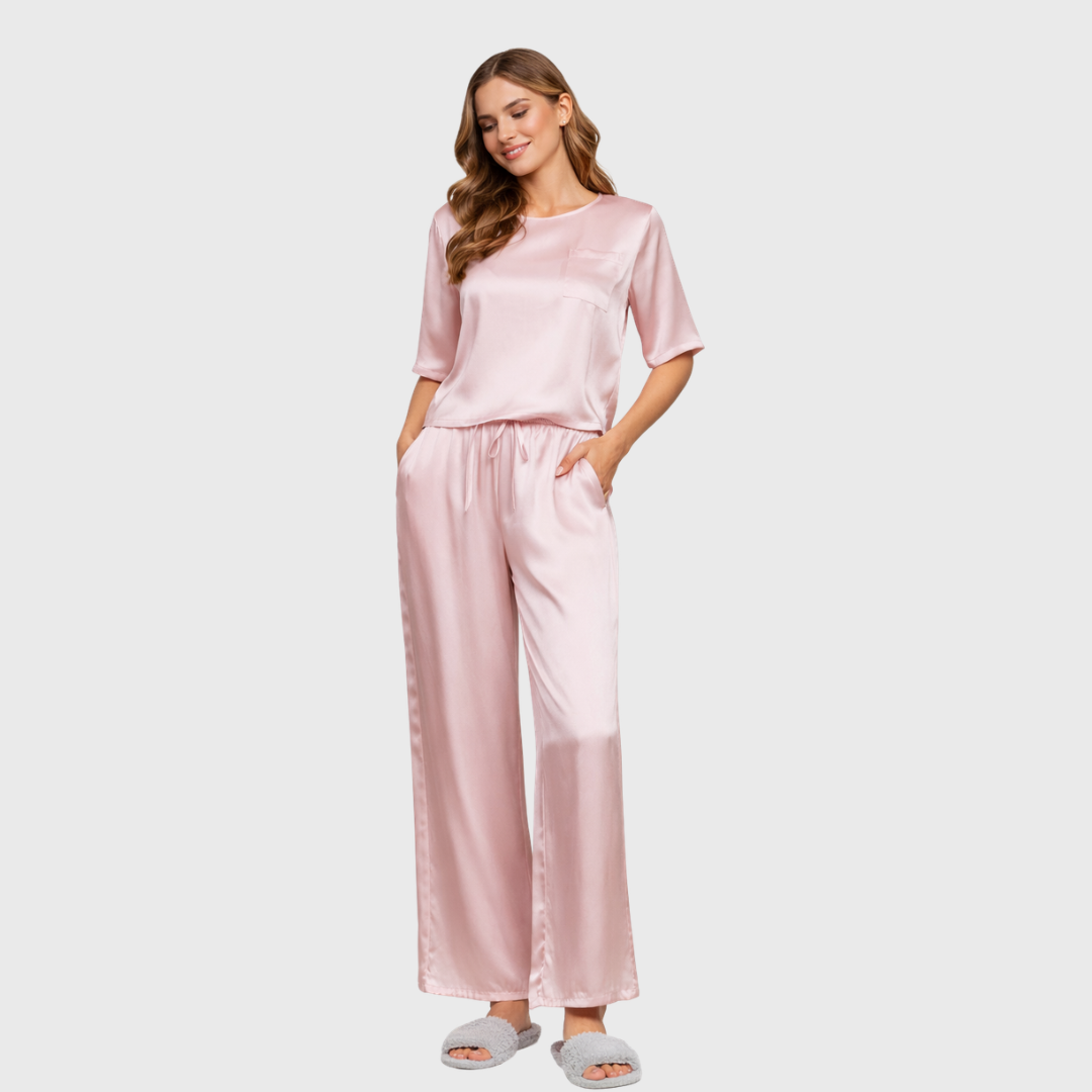 Soie de Lune Satin Pajama Set