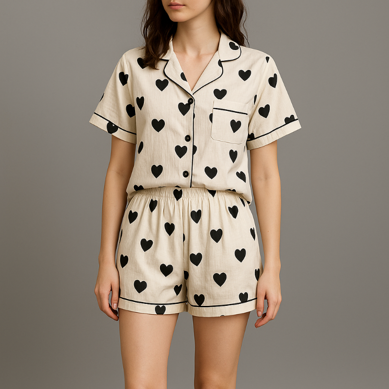 Clermontier - Coeur à Porter Pajama Set