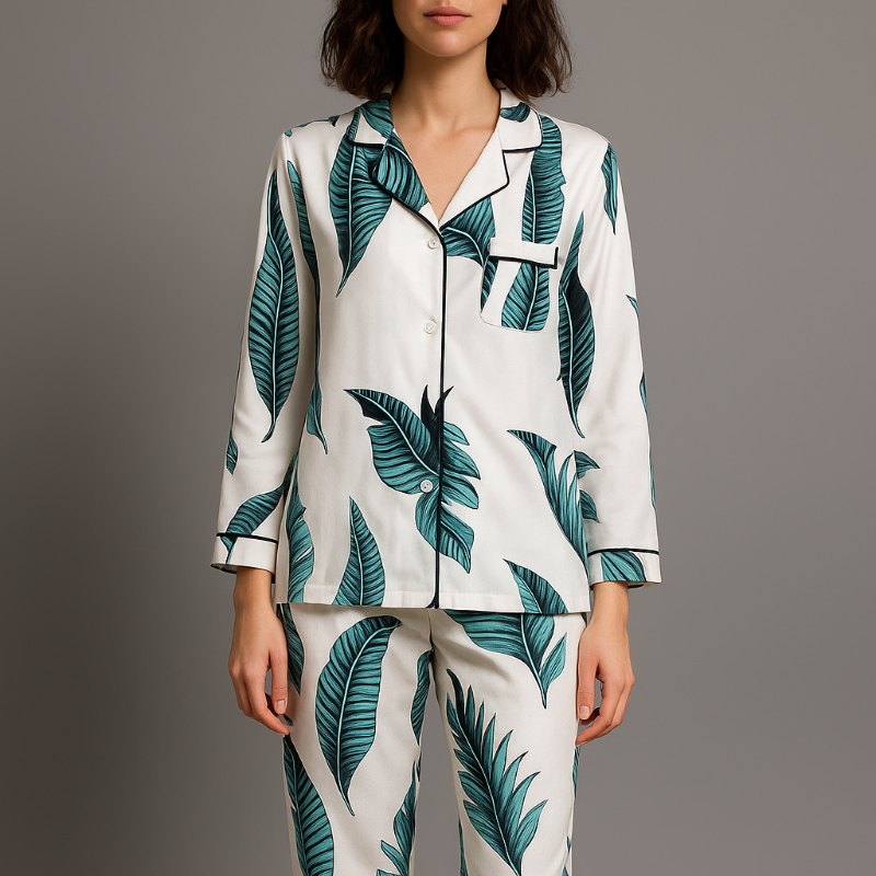 Clermontier - Palma Verde Pajama Set