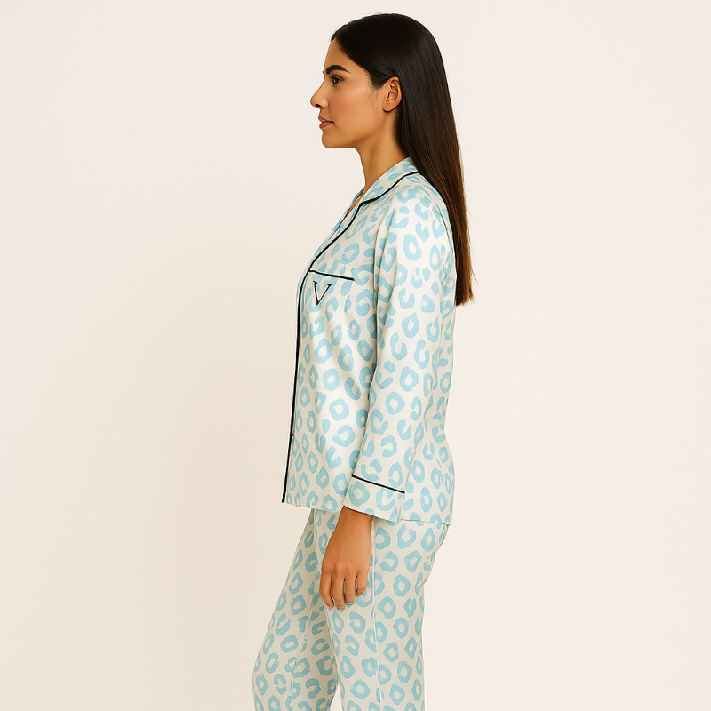 Clermontier - Midnight Whisper Silk Pajama Set