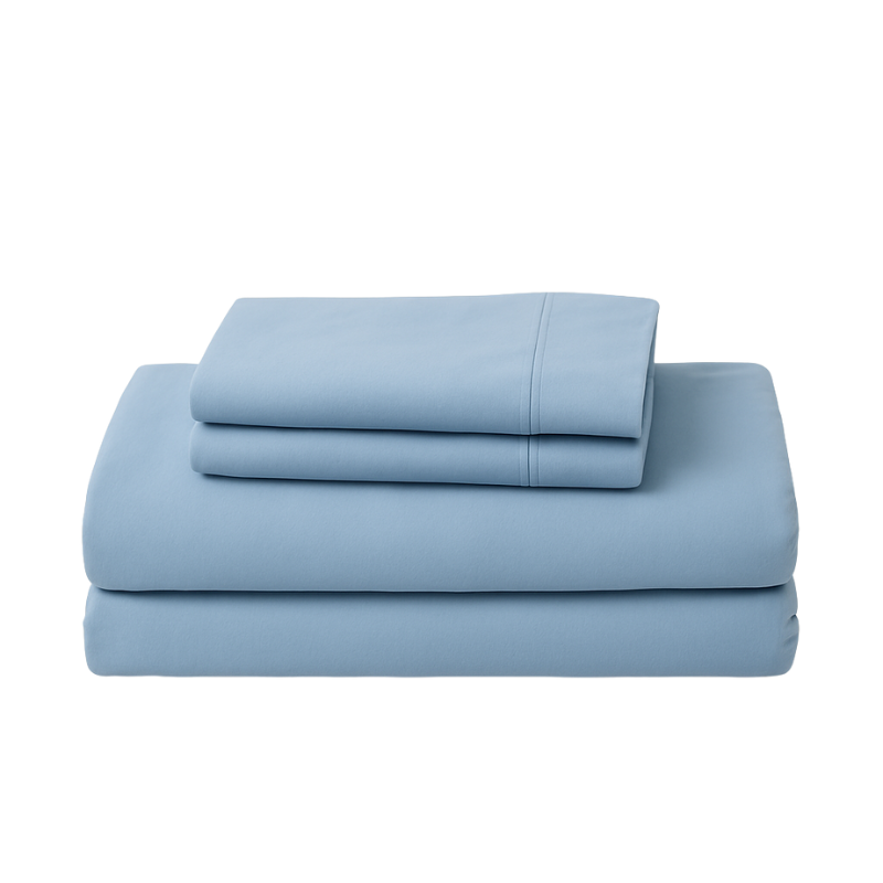 Percale Cotton Fitted Bed Sheet Set