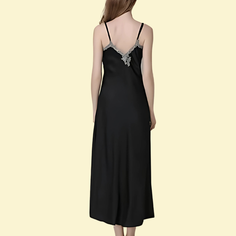 Satin Scarlet Reverie Nightgown