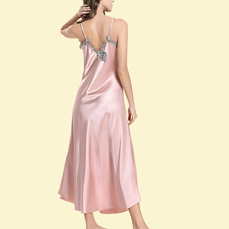 Satin Scarlet Reverie Nightgown