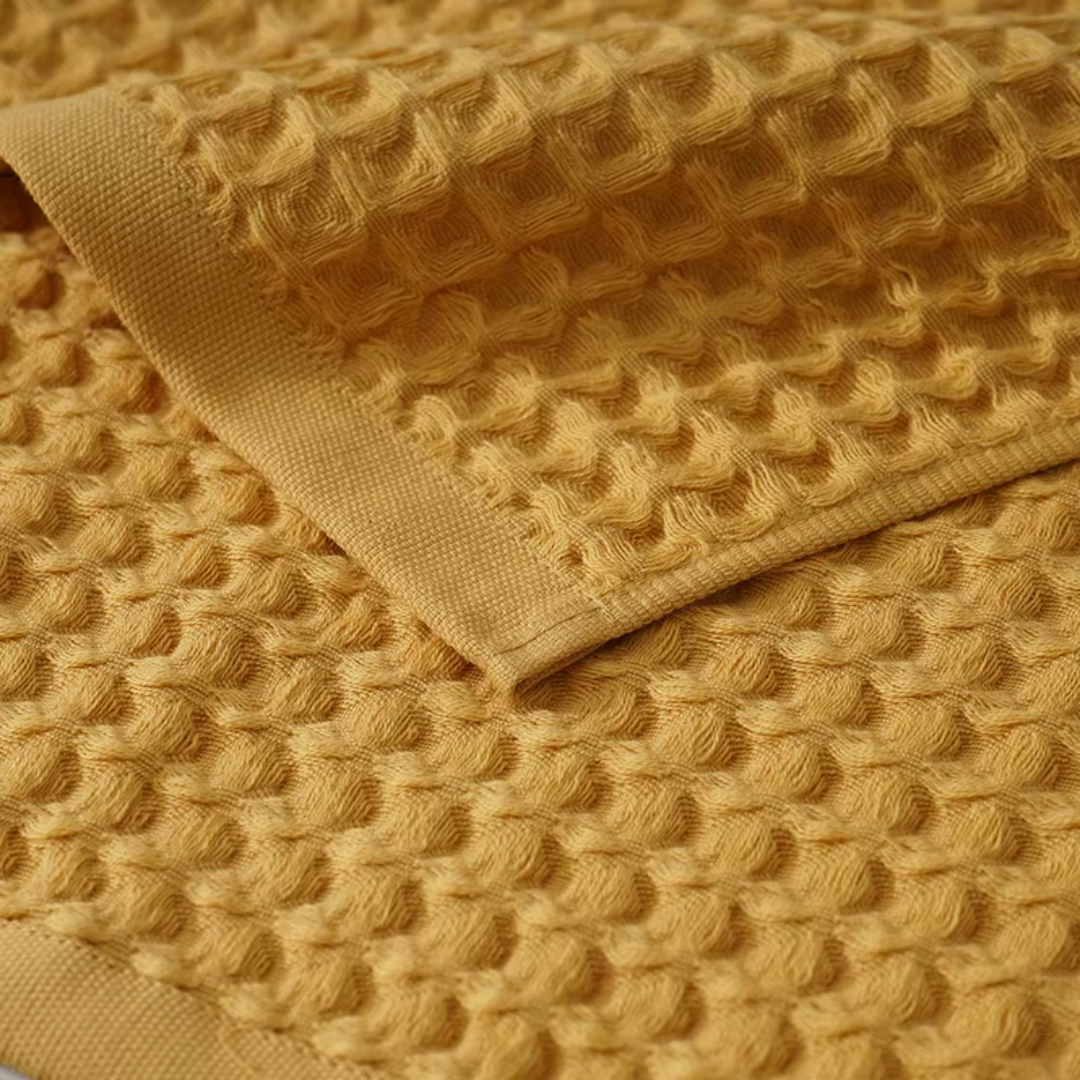 Cotton Waffle Sunset 5 Towels Set