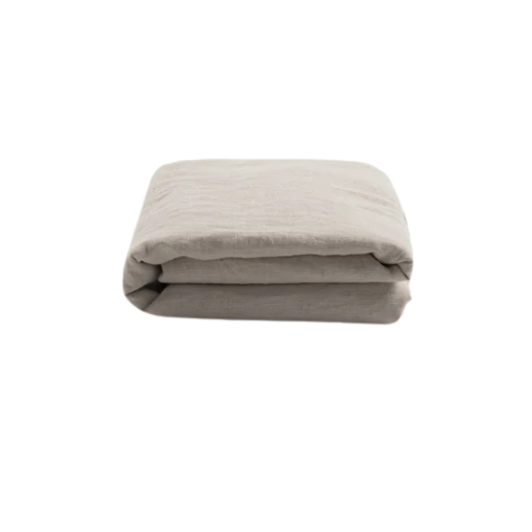 Linen Naked Fitted Bed Sheet
