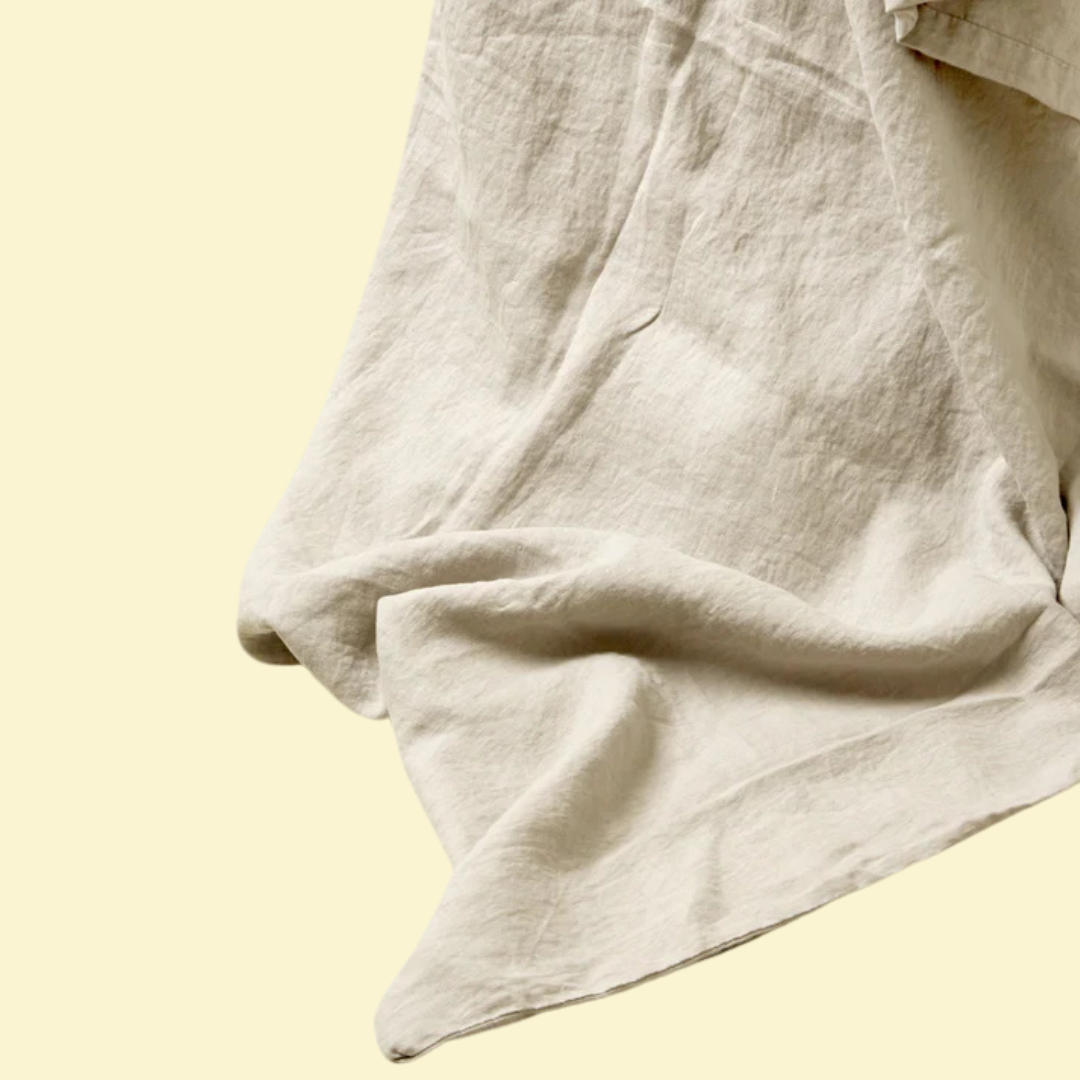 Linen Naked Fitted Bed Sheet