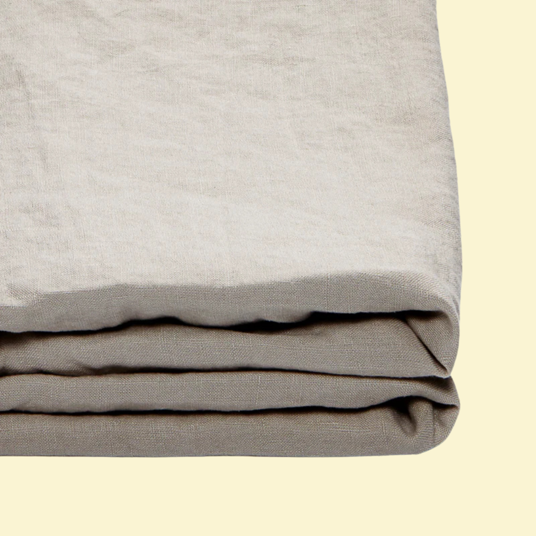 Linen Naked Fitted Bed Sheet
