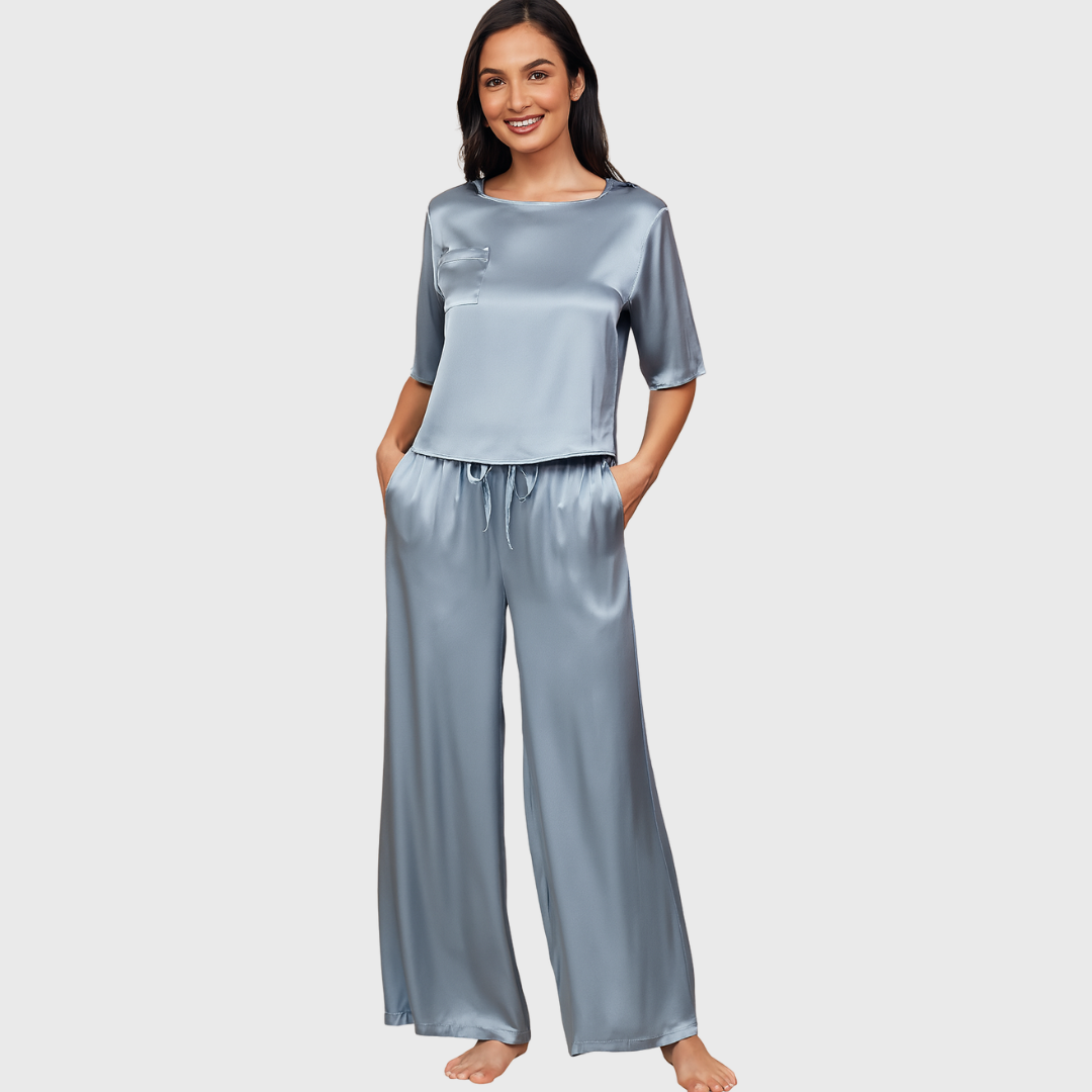 Soie de Lune Satin Pajama Set