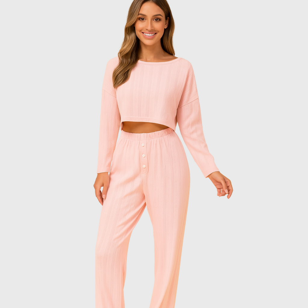 Peony Knit Pajama Set