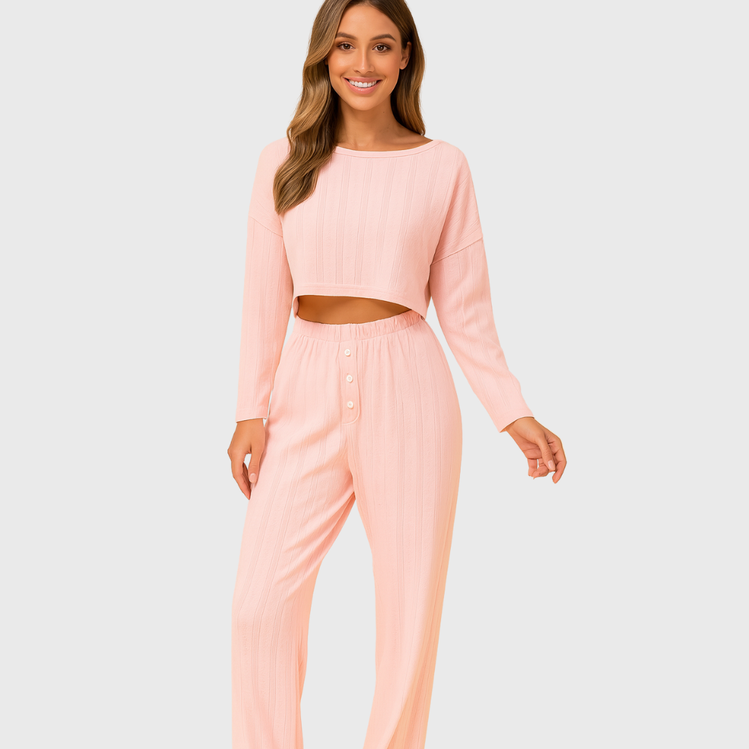 Peony Knit Pajama Set